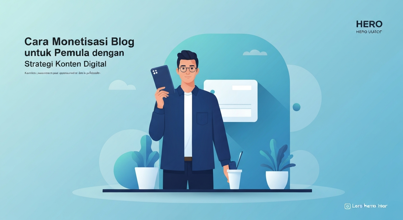 Cara Monetisasi Blog untuk Pemula dengan Strategi Konten Digital